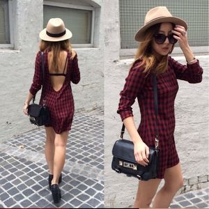 NWT Reformation Fantasia Dress Red/Black - Small